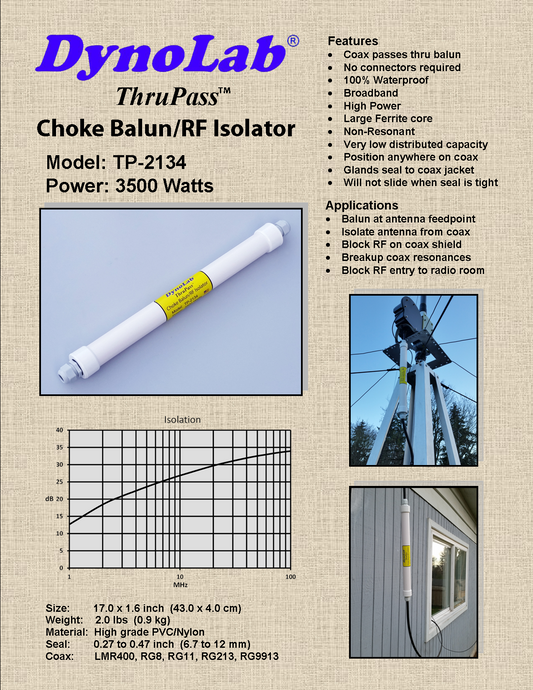 ThruPass Choke Balun